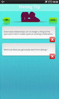 Dating Tip android App screenshot 0